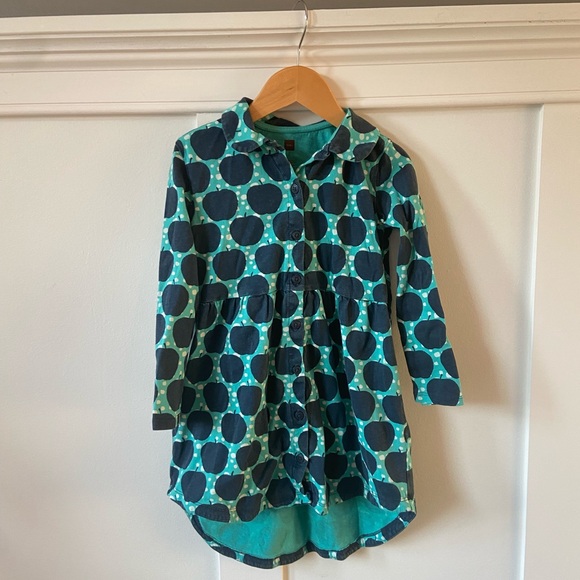 Tea Collection Apple Button Down Dress - Picture 2 of 5